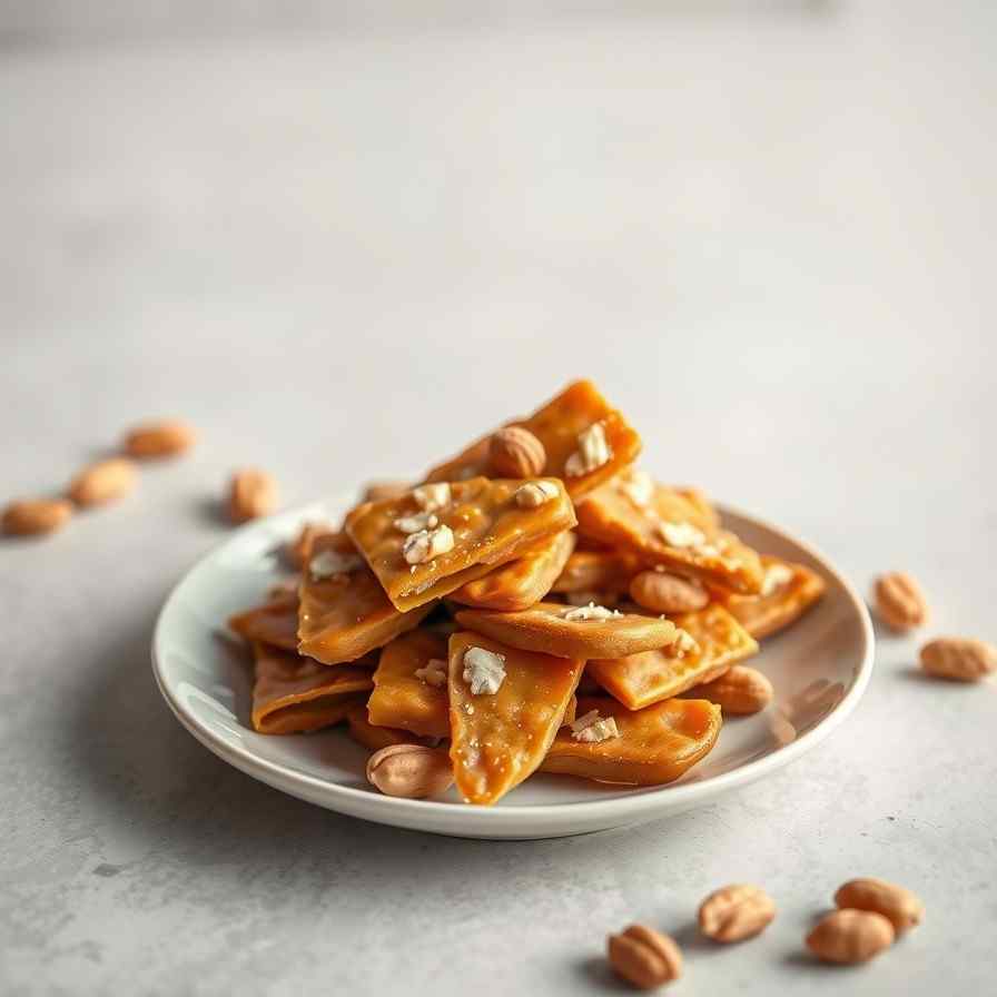 Easy Peanut Brittle - Sweet & Salty Crunch